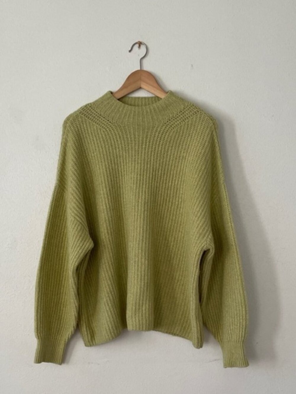 Old Navy Oversized Ribbed Sweater Mockneck Boxy SOSOFT - Picture 13 of 13